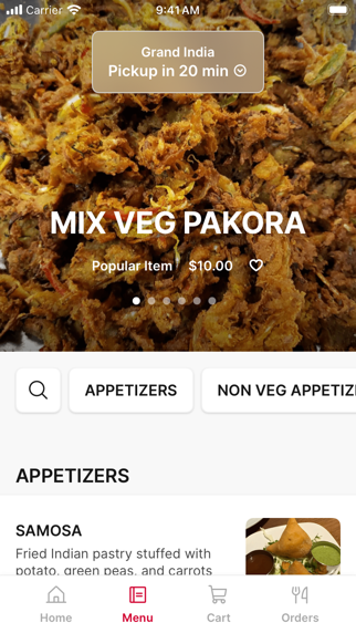 App screenshot