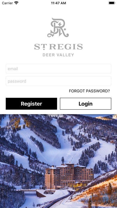 St Regis Deer Valley Chauffeur Screenshot