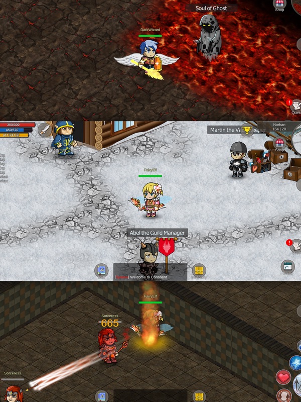 Hero Continent - MMORPG screenshot 11