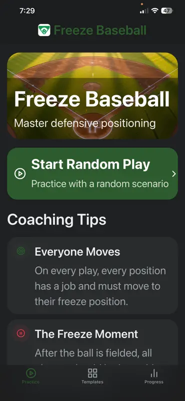 Freeze Baseball screenshot 1 of 5