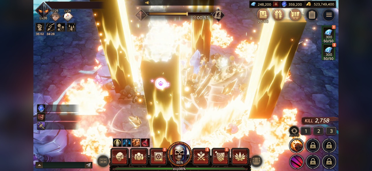 Dark Knight kiugi : Idle iOS Mod IPA screenshot 5 - iOS game interface