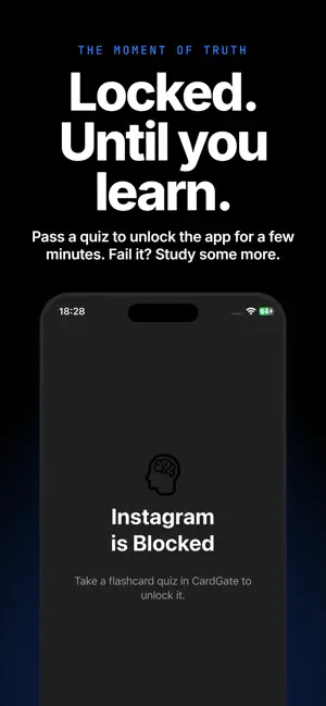 CardGate: Learn Then Scroll screenshot 3