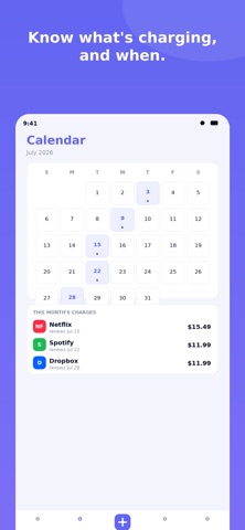 Subsly: Subscription Tracker Screenshot 4 of 4