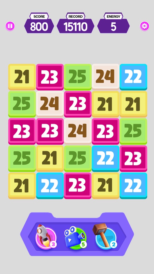 #5. Epic Merge Blast :Numbers Game (iOS) 来自: MYAPPFREE S.R.L.