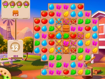 Farm Adventure : Match 3 iPad screenshot