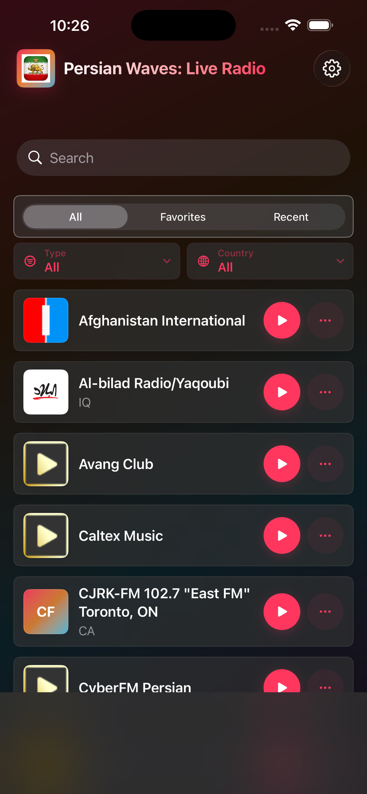 Persian Waves: Live Radio screenshot 3