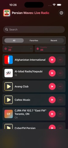 Persian Waves: Live Radio screenshot