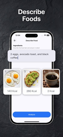 AI Calorie Tracker: Scan Food iPhone screenshot