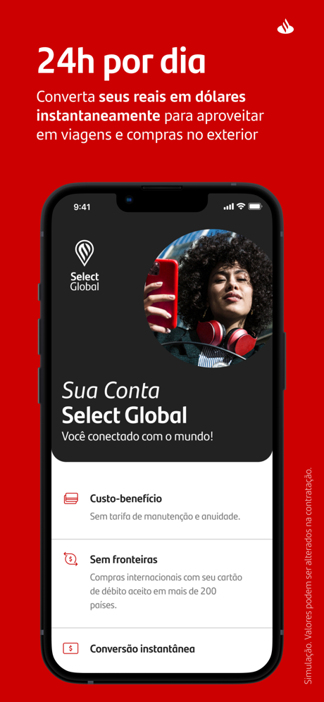 Select Global: conta em dólar screenshot 3