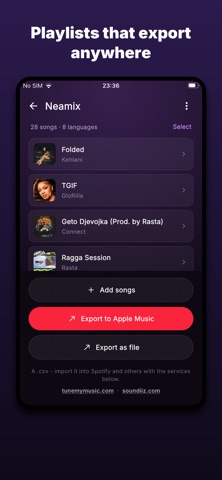 SongSense: Lyrics Translated Screenshot 7 of 9