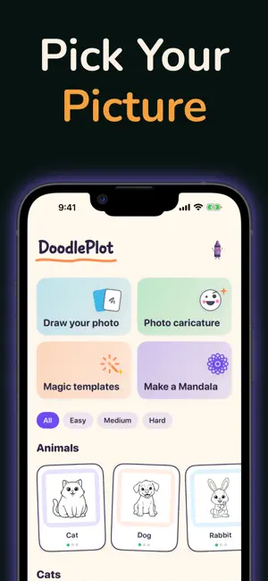 DoodlePlot: Kids Coloring screenshot 2