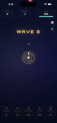 Nova Turret:Idle Dot Shooter iPhone screenshot
