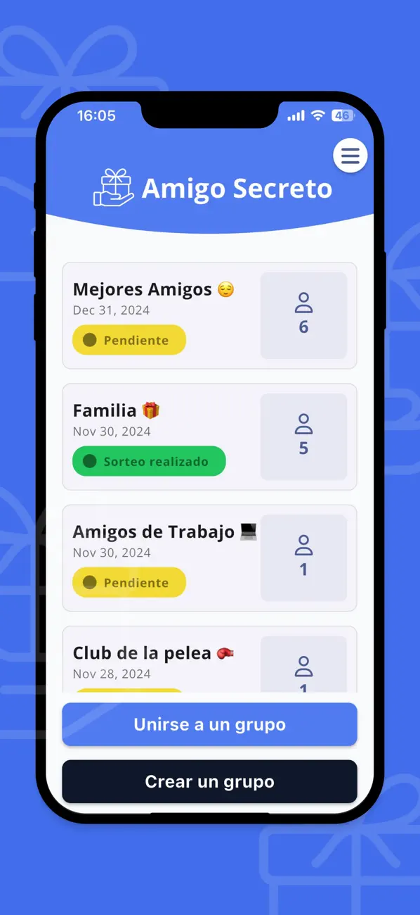 Screenshot #1 pour Amigo Secreto 2025