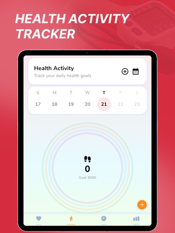 iHealth: Sugar & BP Monitor iPad screenshot