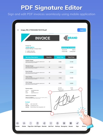 PDF Scanner: Scan & Edit iPad screenshot 6