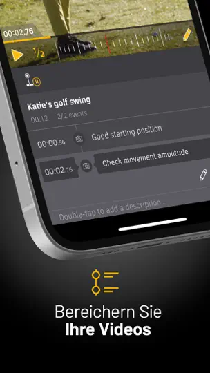 Screenshot von MyDartfish Express: Coach App auf dem iPhone 5