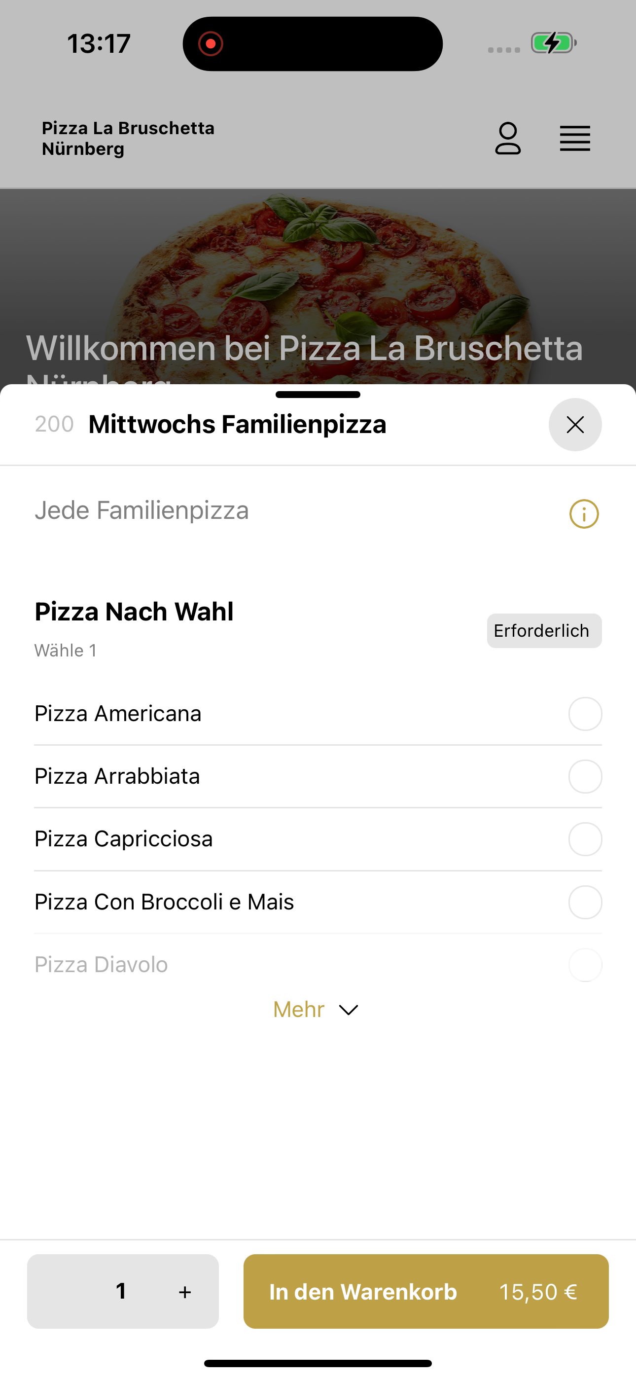 Pizza La Bruschetta Nürnberg screenshot 9