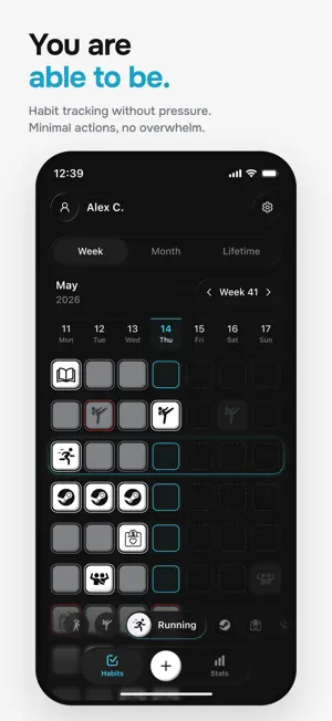 Daily Habit Planner - Abletobe screenshot 1