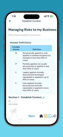 Gap Analysis screenshot
