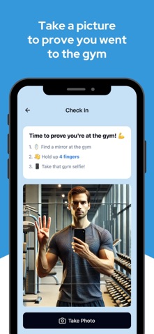 GymCommit iPhone screenshot