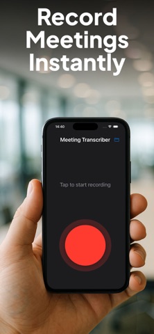 Meeting Recorder Transcriber Screenshot 1 of 5