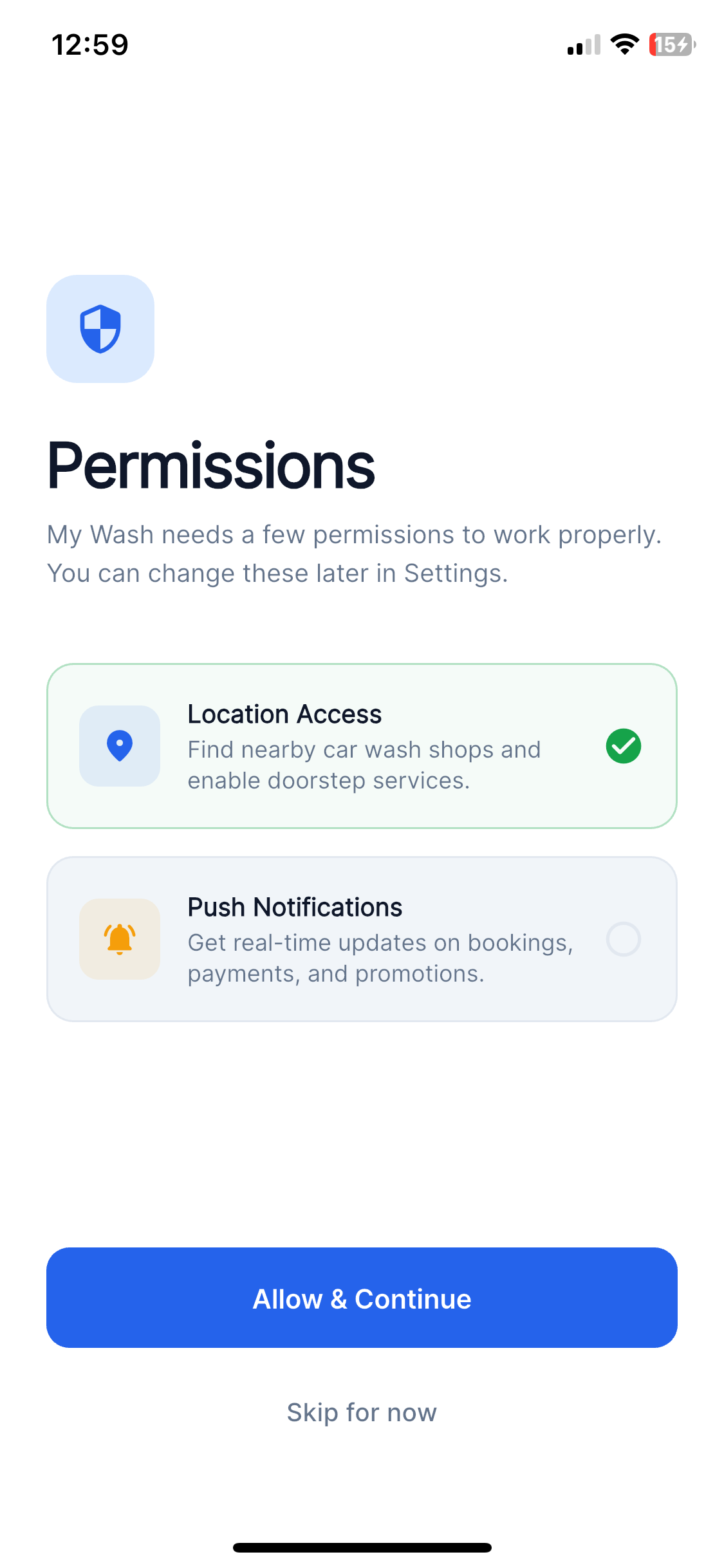 My Wash - Booking Platform