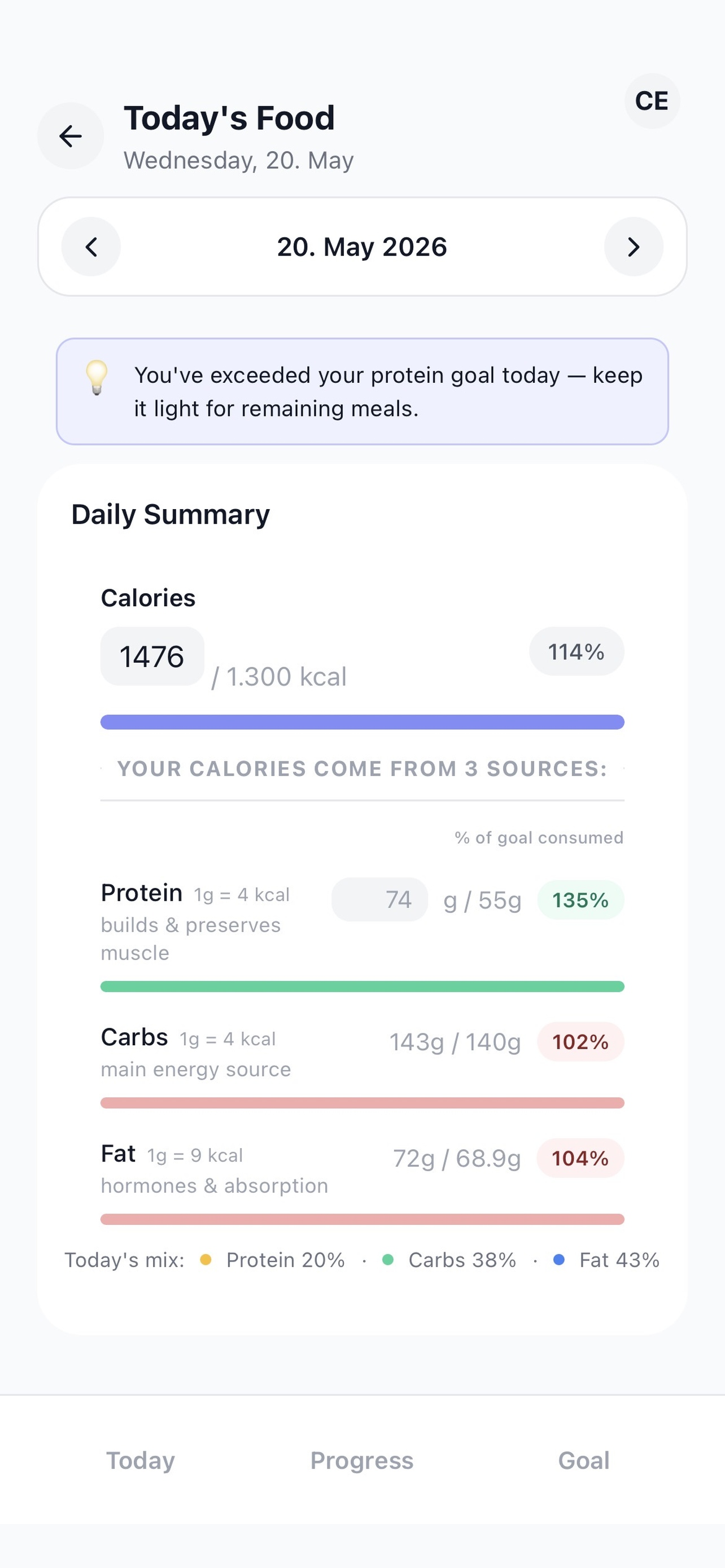 ChatCalorie screenshot 7
