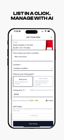 Future Reference: Resale AI Screenshot 5 of 8