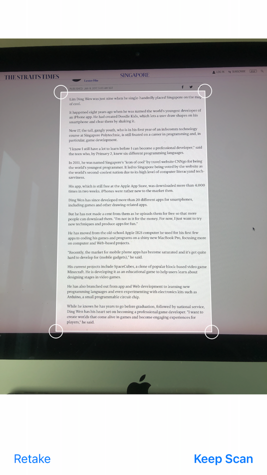 #1. ScanText: Easy OCR (iOS) 来自: Virtual GS