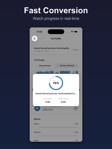 Audio Cutter and Merger iPad screenshot 7