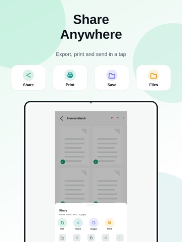 ScanKit: Document Scanner iPad screenshot