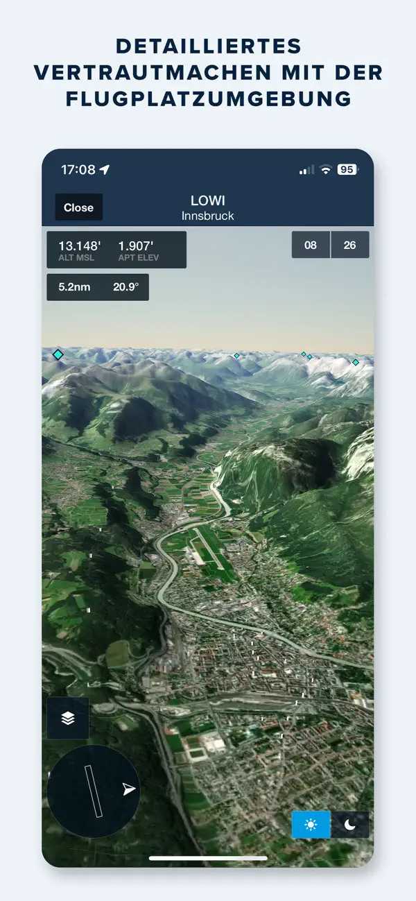 ForeFlight Mobile EFB iPhone App Screenshot 7 – Wetter