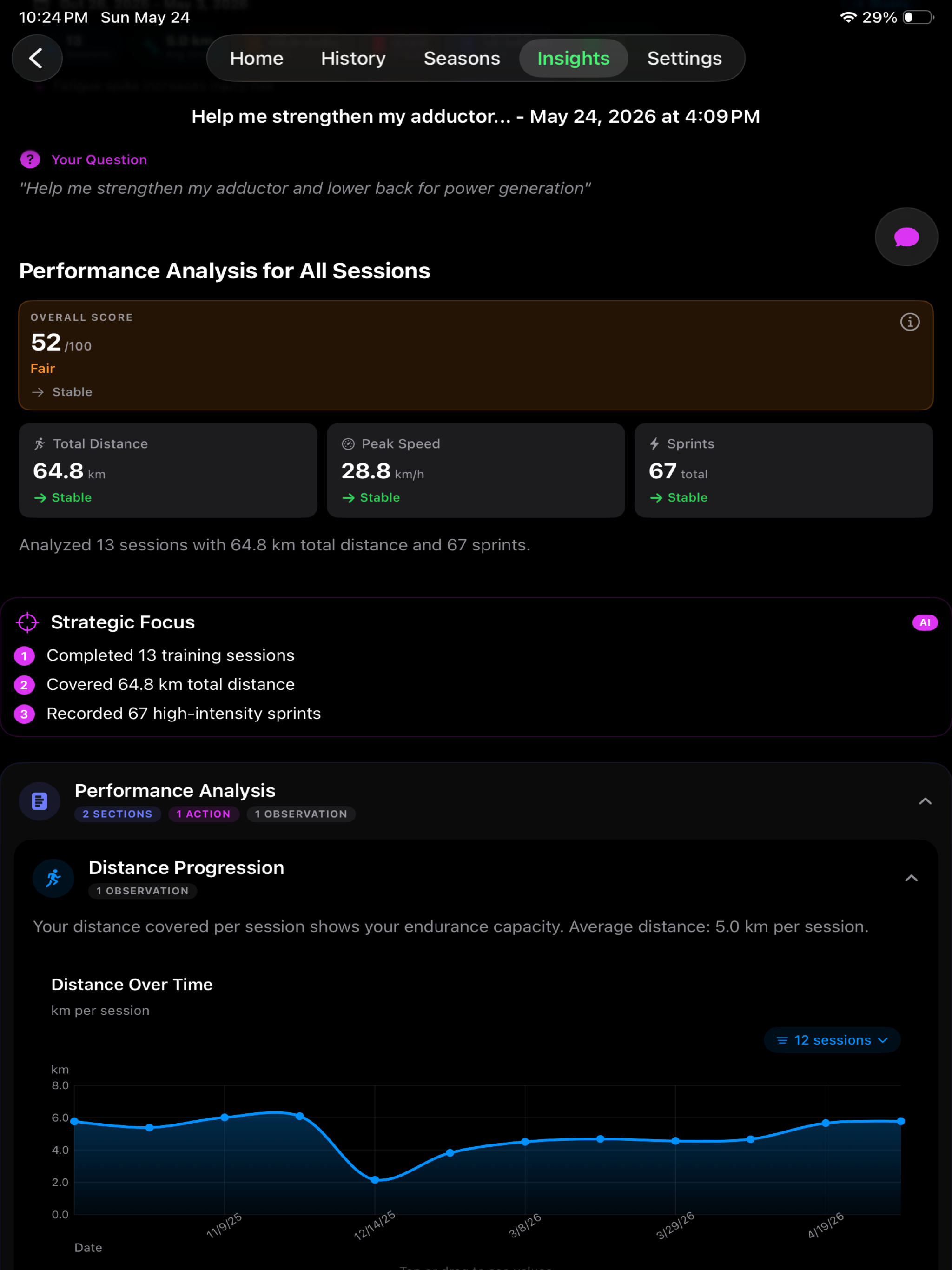Soccer Fitness Tracker