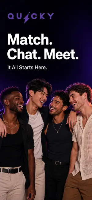 Quicky - Gay Dating & Chat screenshot 1