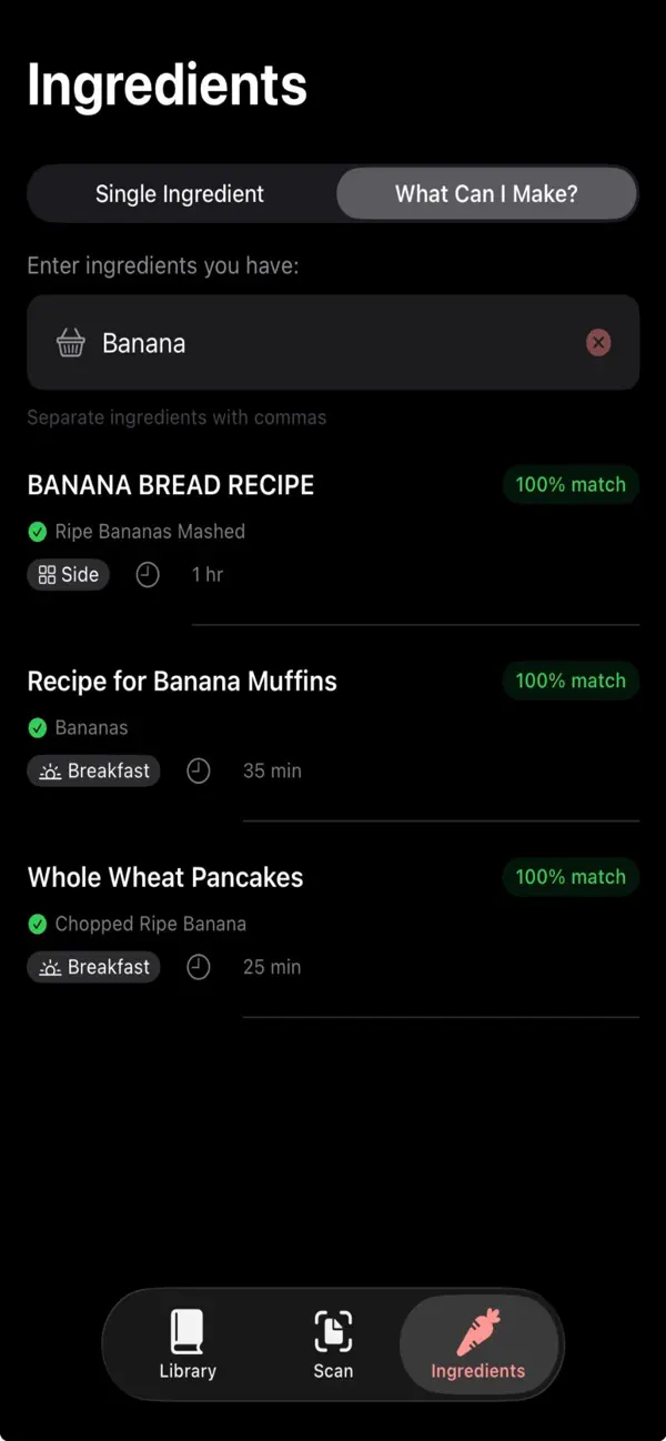 Screenshot #3 pour Recipe Vault Scanner