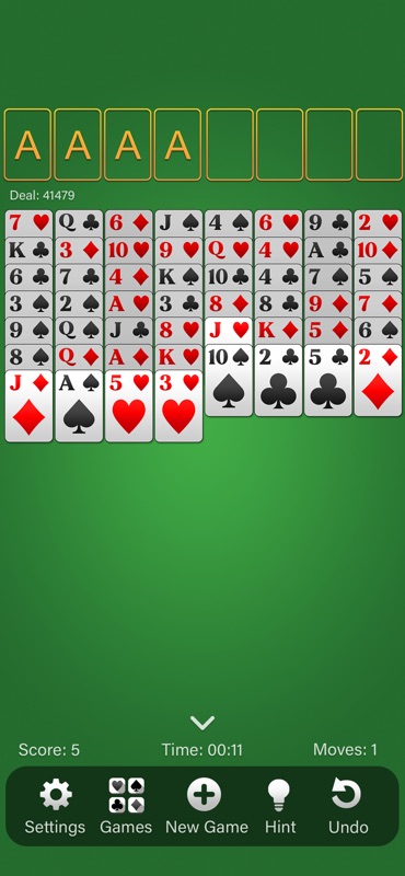 FreeCell Solitaire (Classic) screenshot 5
