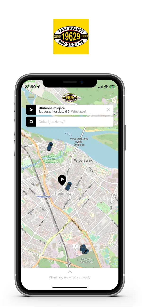 Screenshot #3 pour Avanti Taxi Włocławek