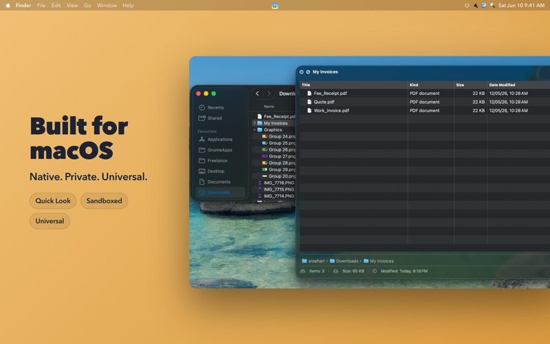 FolderPlus: Quick Look Folder screenshot