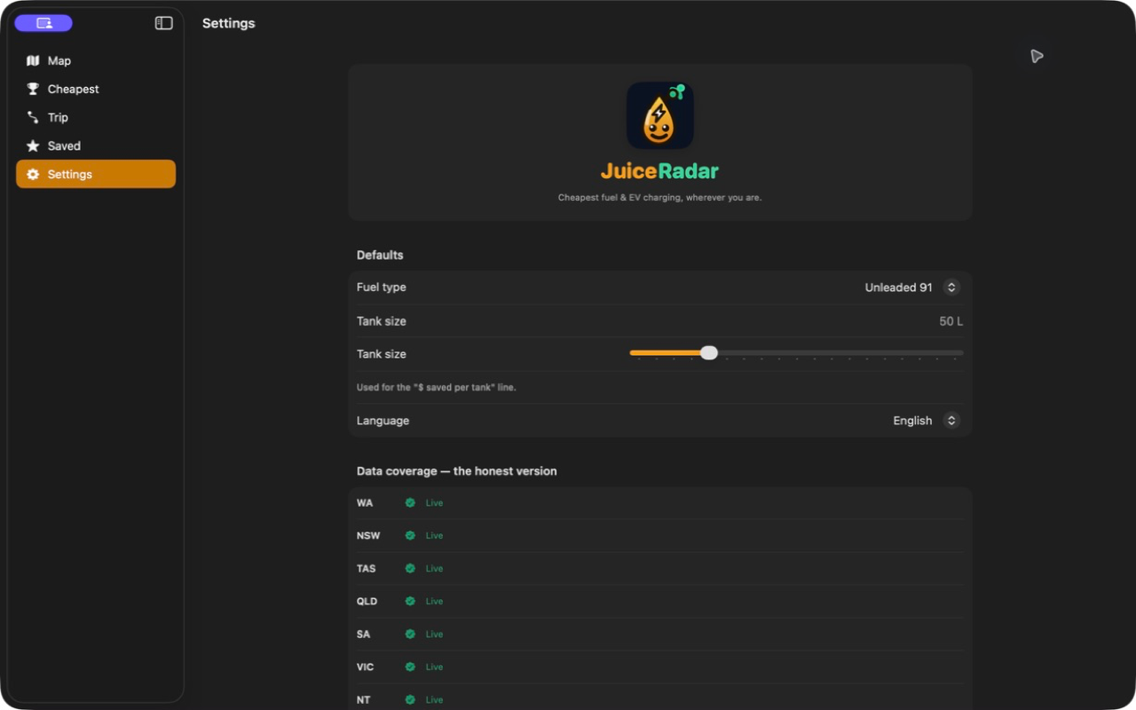 JuiceRadar screenshot 15