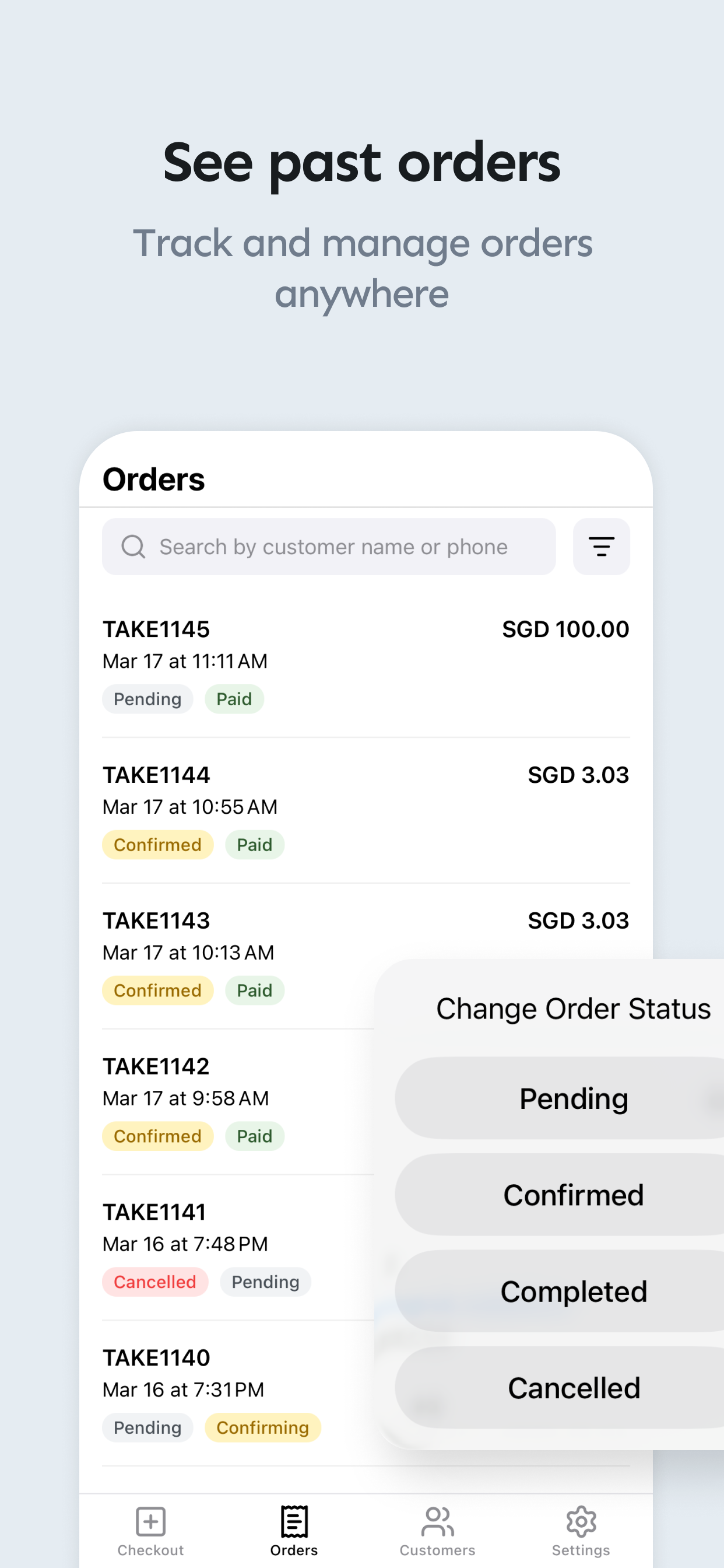 Take App Point of Sale (POS)