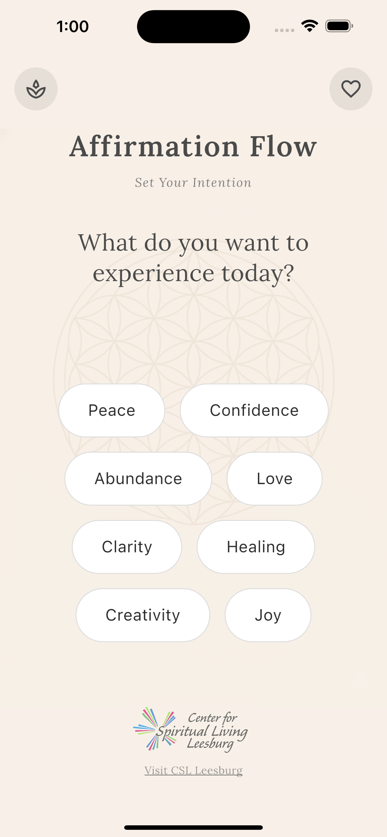 Daily Affirmation Flow