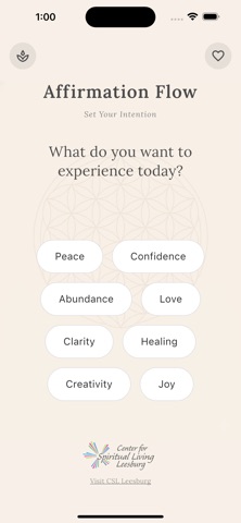 Daily Affirmation Flow Screenshot 1 of 6