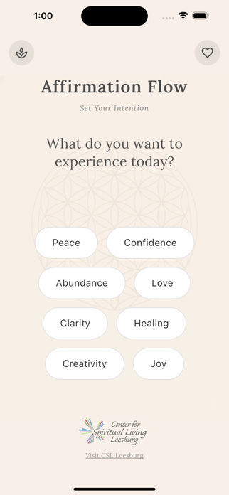 Daily Affirmation Flow Screenshot 1 of 6