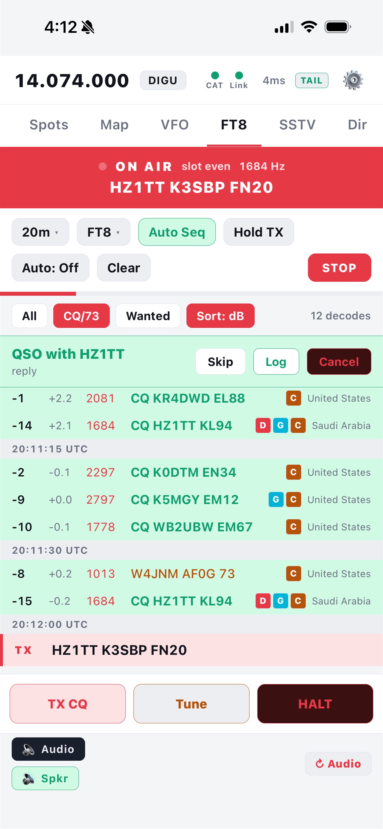 ECHOCAT - Ham Radio Remote screenshot 3