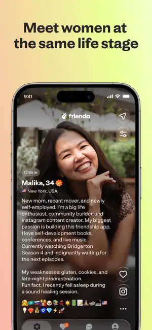 Frienda — make female friends screenshot 2