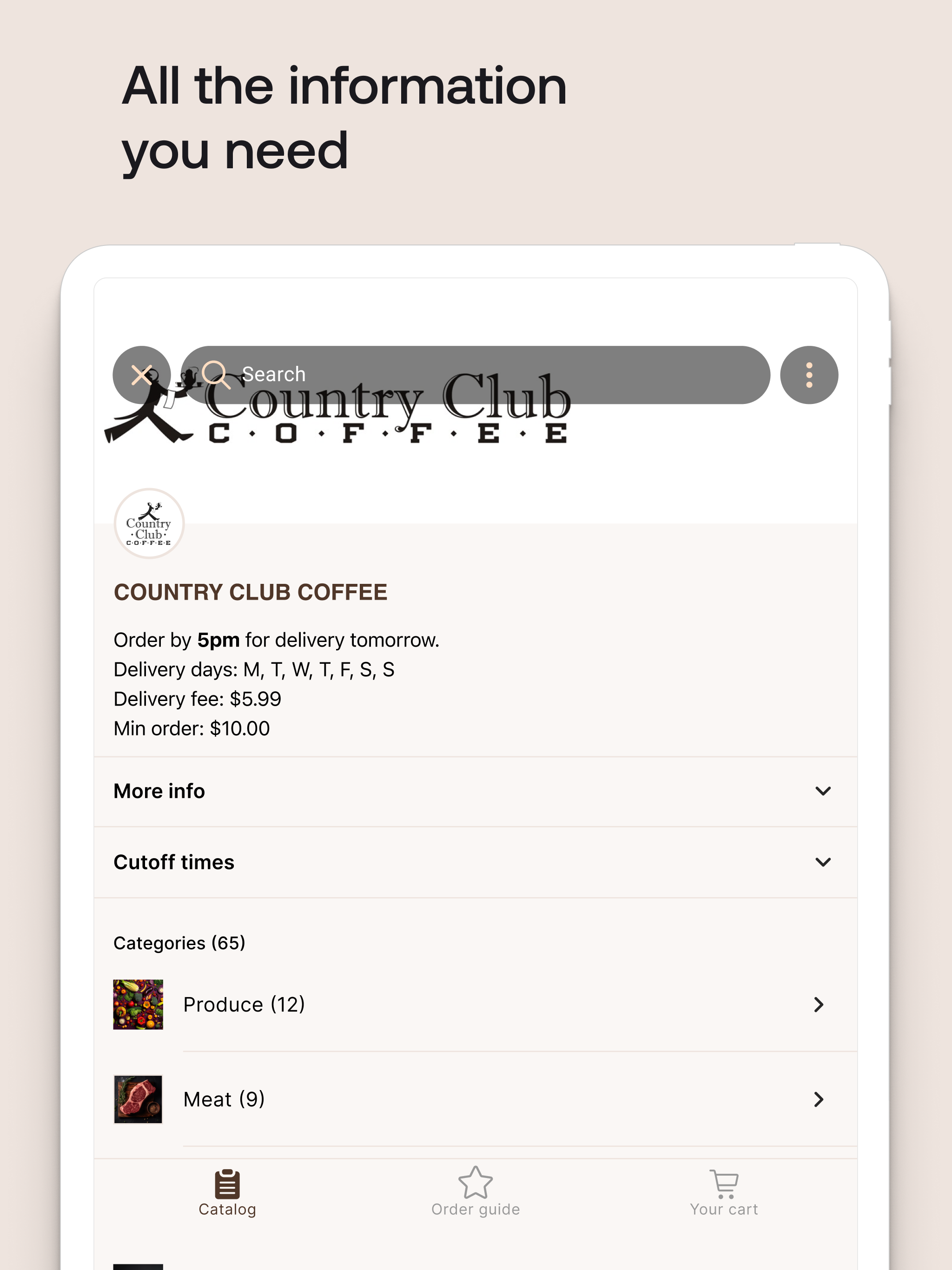 Country Club Coffee
