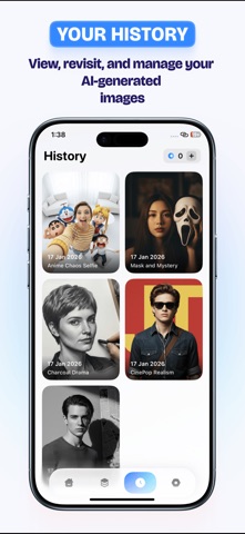 AI Image Studio: ARTIST iPhone screenshot