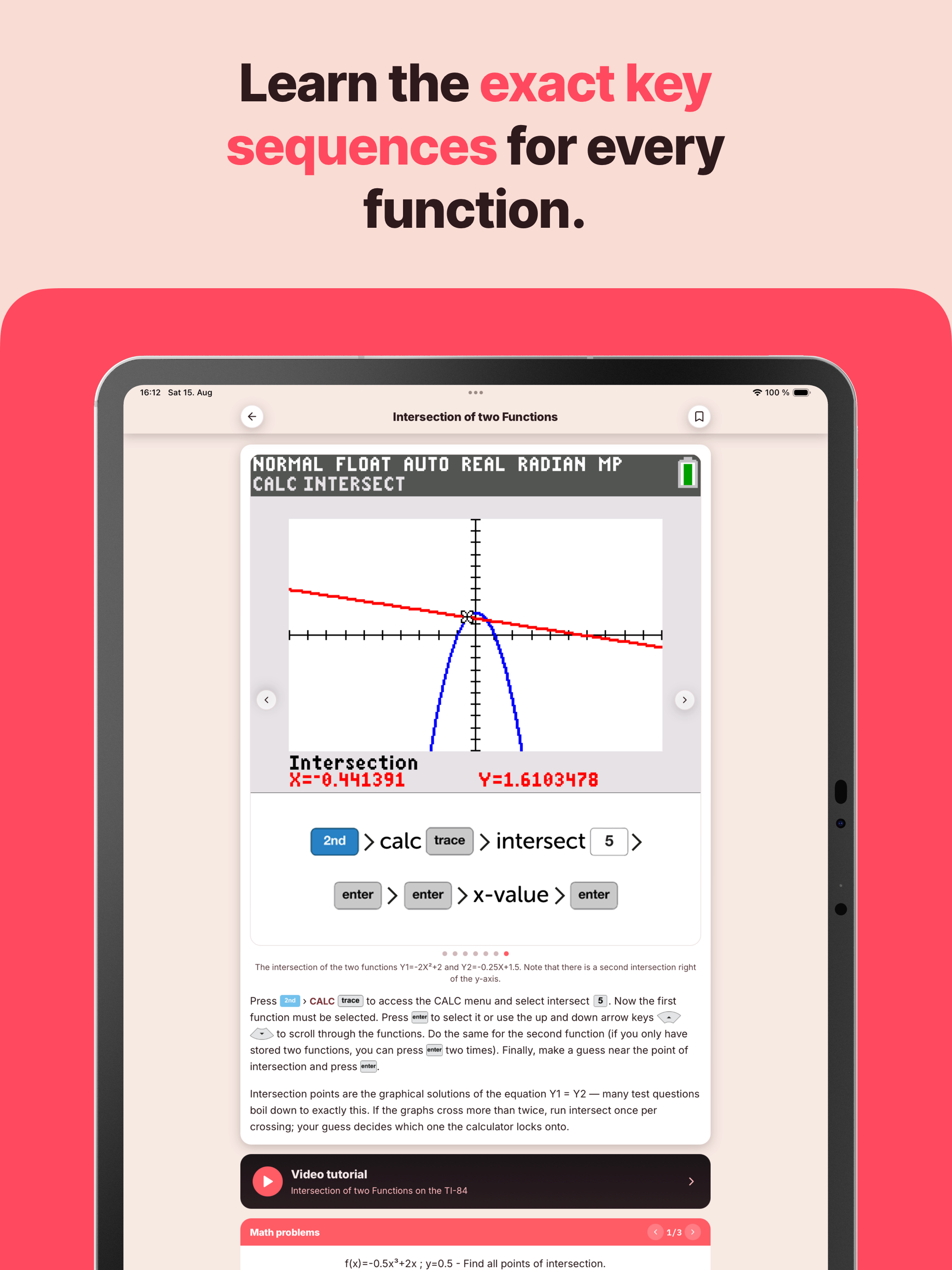 TI-84 CE Calculator Manual screenshot 9