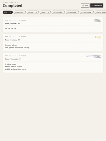 The Poet's Muse ipad screenshot 4