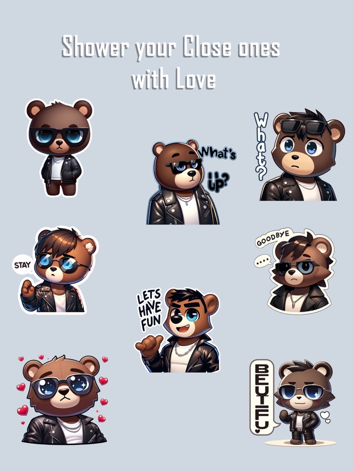 Rocky, Expressive Stickers